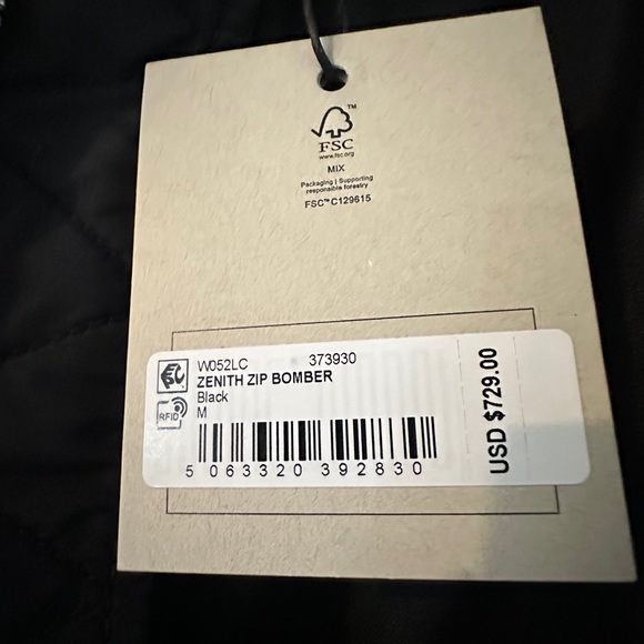 Allsaints Leather Bomber - Picture 7 of 7